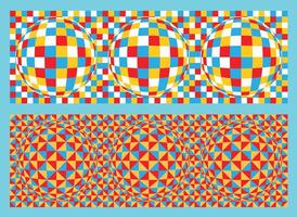 Magnifying Bauhaus Patterns vector