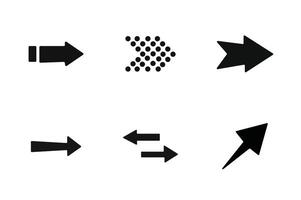 different type of arrow bundle set vector