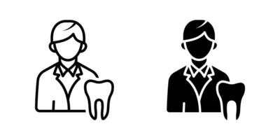 Dentist icon set, for mobile concept and web design on white background vector