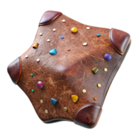 extraordinary artistic Aged Leather Texture Weathered Look Transparent for Vintage Projects professional png