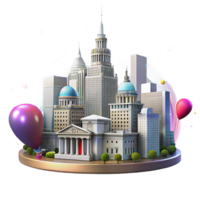 wonderful traditional Albany Skyline New York State Capitol Isolated for Architectural png