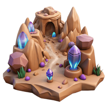 lindo clássico estrangeiro deserto desfiladeiro isolado para jogos ativos Alto resolução png