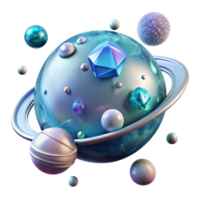 elegant abstract Alien Planet Ocean Transparent Background for Game Backgrounds premium png