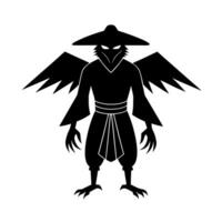 High Resolution Japanese Tengu Graphic vector