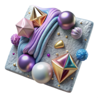 extraordinary artistic Canvas Texture with Texture Paste 3d Effect Isolated for Mixed Media Art premium png