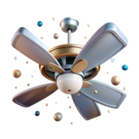 stunning artistic Ceiling Fan Modern Design Isolated Air Circulation genuine png