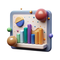 impressive rustic Chart Graph Data Visualization Isolated for Business Websites exclusive png