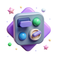 stunning rustic Checkbox Toggle Switch Ui Component Isolated for Mobile Apps professional png