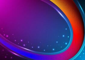 Digital technology Wavy gradient background. Abstract gradient wireframe concept. Design for abstract fluid curve wave shape connect telecoms internet online fiber gradient. vector