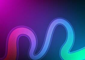 Digital Wavy gradient background. Colorful futuristic wireframe and wave. Design for abstract fluid curve technology wave shape connect telecoms internet online fiber gradient. vector