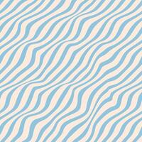 Funky groovy texture with diagonal waves, fluid shapes, flow. Stylish repeated decorative design vector