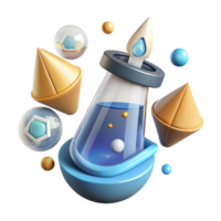 serene traditional Water Quality Testing Analysis Icon Transparent for Laboratory Use png