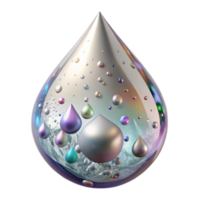 magnificent abstract Water Splash Droplet Macro Transparent high quality png