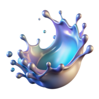 magnificent traditional Water Splash Gradient Isolated for Background s detailed png