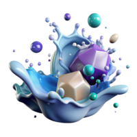 beautiful rustic Water Splash Impact Moment Cutout for Action Sequences professional png