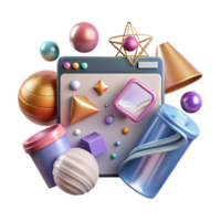 magnificent traditional Web Design Elements Isolated for Website Development Projects detailed png