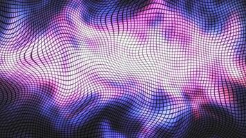 An Abstract Colorful Wave Pattern Background Design for artistic and creative purposes. Motion video