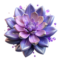 vibrant rustic Amethyst Violet Flower Texture Delicate Floral Isolated high quality png