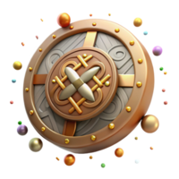 impressive creative Ancient Shield Celtic Design Cutout for Historical Illustrations png