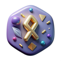 stunning abstract Animated Rune Symbol Gif Transparent for Motion Graphics original png