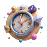 impressive contemporary Anniversary Clock Time Passing Symbol Isolated high resolution png