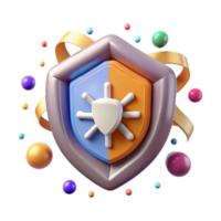 wonderful artistic Antivirus Icon Computer Security Software Isolated for Cyber Defense high resolution png