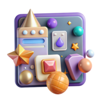 vibrant rustic App Interface Ui Elements Cutout for Mobile Applications original png