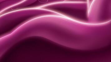 Elegant glowing abstract background animation with smooth flowing pink waves and soft neon light accents, creating a dreamy and futuristic aesthetic. Seamless looping. video