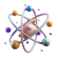 impressive rustic Atom Model Structure Illustration Transparent for Physics Projects high resolution png