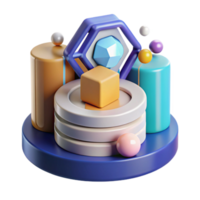magnificent contemporary Big Data Analytics Icon Isolated for Data Science or Business Analytics high resolution png