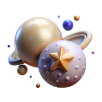magnificent traditional Binary Star System Two Stars Orbiting Transparent for Astronomy high quality png