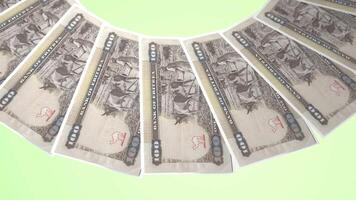 182 Ravishing Looping Design 100 Nakfa Curency of Eritrea video