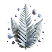 magnificent rustic Botanical Line Art Fern for Minimalist Projects genuine png