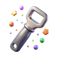 stunning creative Bottle Opener Isolated for Bar Menu professional png