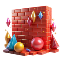 impressive classic Brick Wall Background Red Brick Texture Cutout original png