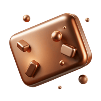 elegante creativo bronzo struttura rettangolare pulsante trasparente per ui elementi dettagliato png