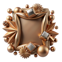 wonderful modern Bronze Texture with Decorative Engraving Transparent for Luxury Branding genuine png