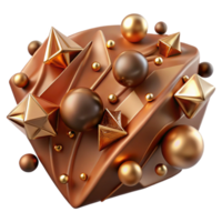 extraordinary modern Bronze Texture with Detailed Grain Cutout for High-quality Rendering detailed png