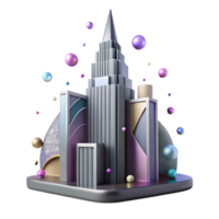 stunning rustic Building Skyscraper Silhouette Cutout for Architecture original png