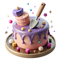 wonderful vintage Cake Icing Spatula Smoothing Frosting Baking Tool Transparent high quality png