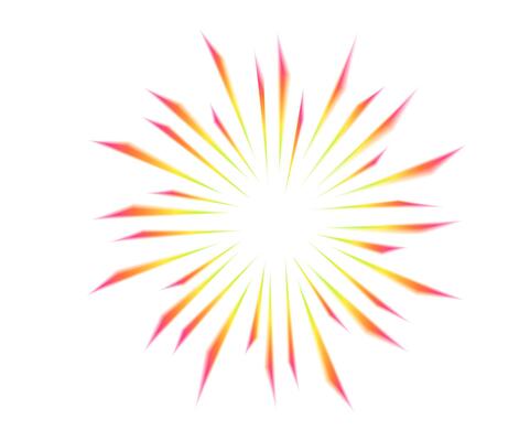Comic rainbow lines of movement with a radial focus for effects with high energy. Comic high speed rays. design for manga and anime -graphics