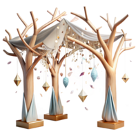 vibrant abstract Canopy Branches Treetop Perspective Isolated original png
