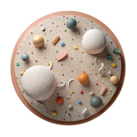 beautiful rustic Canvas Texture Circular Format Round Shape Cutout for Profile Pictures high quality png