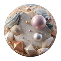 extraordinary traditional Canvas Texture Circular Format Round Shape Cutout for Profile Pictures high resolution png