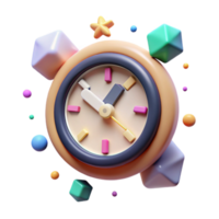 magnificent traditional Clock Time Display Ui Element Cutout for Digital Clock Interface genuine png