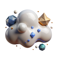 elegant rustic Cloud Shape Weather Cutout for Meteorology Projects professional png