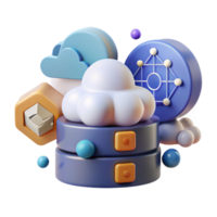 impressive modern Cloud Storage Data Backup Icon Isolated for Cloud Computing png
