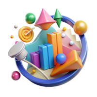 impressive abstract Colorful Infographic Arrows Cutout for Presentations high resolution png