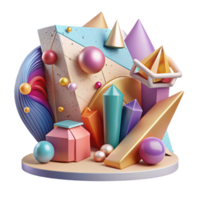 elegant modern Colorful Spray Paint Design Element Transparent high resolution png