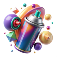 impressive abstract Colorful Spray Paint Texture Design Transparent original png